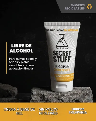 Vista 3 de Friction Labs Quick Grip Secret Stuff - Tiza líquida para atletas, fabricada en Estados Unidos, amigable con la piel, escalada en roca
