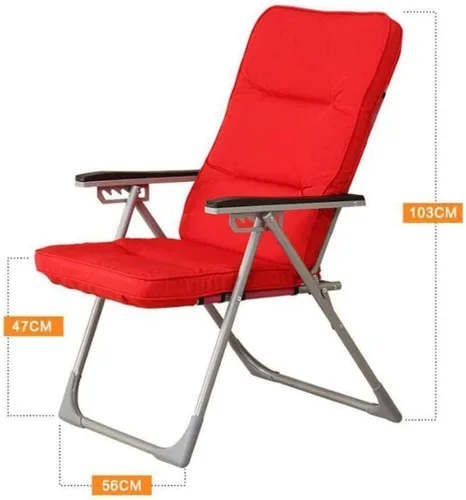 Vista 3 de Silla reclinable ergonómica de oficina simple para el hogar, sofá perezoso, silla de dormitorio, silla de computadora, silla plegable, silla