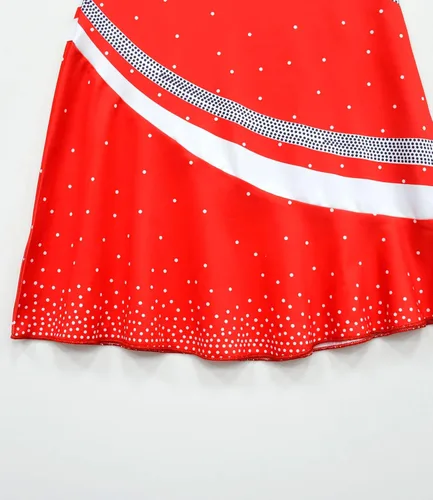 Vista 6 de Vestido de animadora para niñas con lazo para el pelo y pompón de animadora