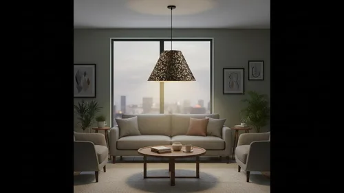 Vista 11 de Aspen Creative 32083 Pantalla de lámpara de construcción de araña con forma de imperio de transición en color marrón, 18 pulgadas de ancho
