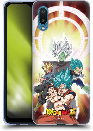 Vista 314 de Head Case Designs Funda de gel con licencia oficial de Dragon Ball Super Group Future Trunks Arc Characters [protección de grado militar] compatible