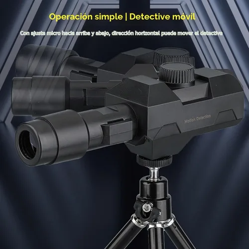 Vista 3 de Cámara telescópica 2 en 1 con zoom de 70x, conexión para tableta de smartphone, HD 2MP, detección de movimiento