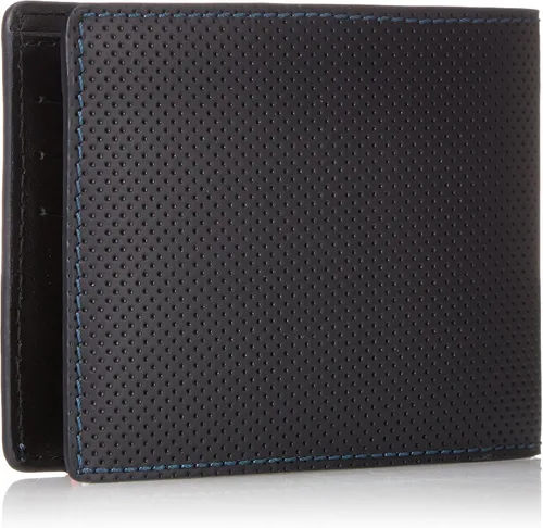 Vista 2 de ST Dupont 170601Défi azul billetera de piel perforada 6CC