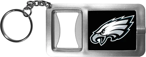Vista 21 de Siskiyou Sports NFL unisex-adult Flashlight Key Chain With Bottle Opener