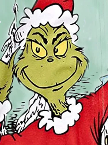 Vista 12 de The Grinch Dr. Seuss - Pijama de Navidad con pies para niños y niñas