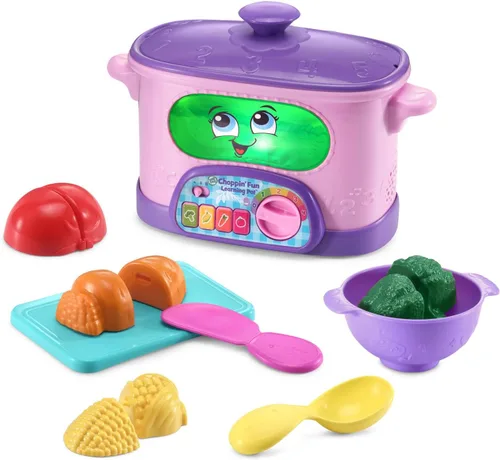 Vista 3 de LeapFrog Choppin' Fun - Olla de aprendizaje, color rosa