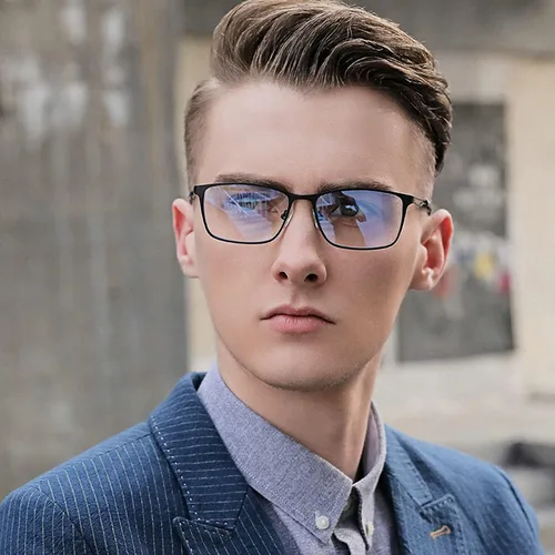 Vista 3 de Gafas de lectura fotocrómicas de transición para hombres y mujeres, lentes de sol cuadrados de negocios, 2 unidades, lentes de sol de lectura