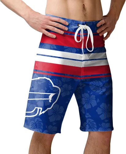 Vista 2 de FOCO - Traje de baño para hombre con logotipo de equipo de la NFL