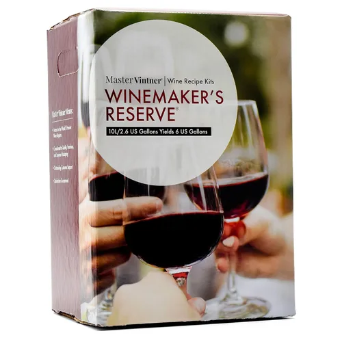 Vista 8 de Master Vintner kit para elaboración de vinos de reserva, recetas para elaborar vinos. Ingredientes para preparar 6 galones de vino casero