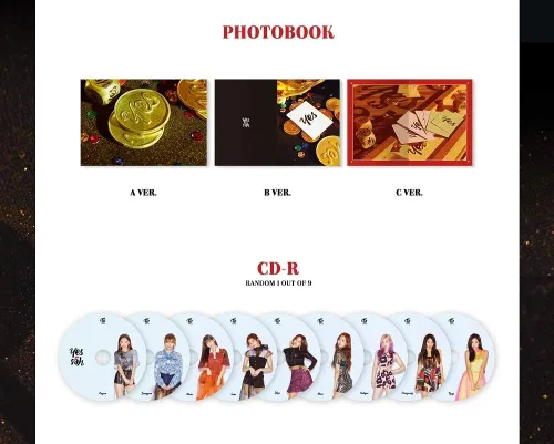 Vista 3 de JYP Entertainment Dos veces - SÍ o r SÍ [aleatorio ver.] (6º Mini álbum) CD+Tarjetas Fotos+Tarjeta SÍ o r YES+Póster plegado+Beneficio