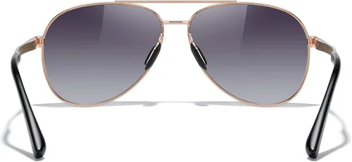Vista 4 de MERRY'S Gafas de sol de aviador para hombres y mujeres, lentes polarizadas para conducción, lentes espejados, protección UV 400, 2.283in