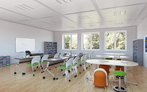Vista 5 de Safco E-Z Stor Organizador de papel, buzón con 72 compartimentos tamaño carta, soporte para archivosrevistas, construcción de acero duradero, gris