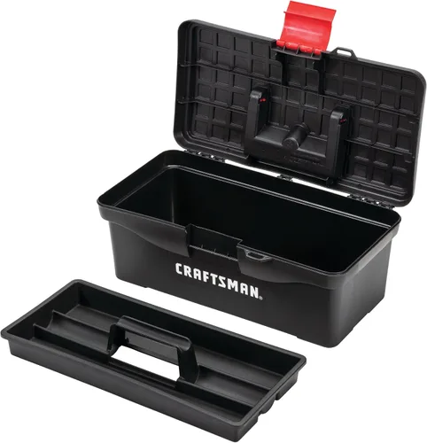 Vista 6 de CRAFTSMAN Caja de Herramientas, con Cerradura, 13 in., Rojo/Negro (CMST13004)
