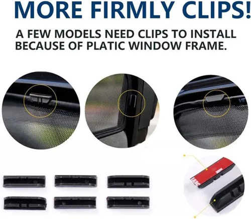 Vista 6 de Parasol magnético para ventanas laterales, protección UV, bloqueo de rayos, visera de malla compatible con Nissan X-Trail 2014-2018
