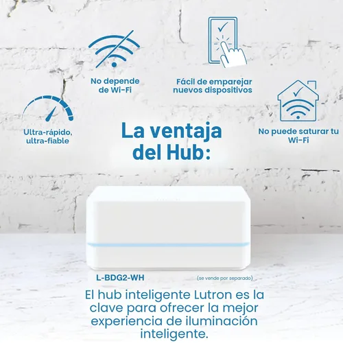 Vista 5 de Lutron Claro Interruptor de luz inteligente para iluminación Caseta, para luces LED, ventiladores, 5 amperios, un solo polo/3 vías, se requiere Negro