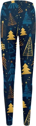 Vista 4 de Leggings for Women ChristmasButt Lift Stripes Print Jeggings Shiny Sweatpants Women Gift for Teens Girls