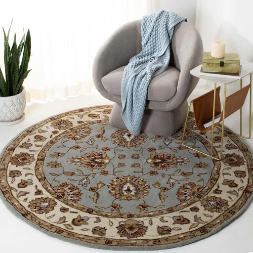 Vista 8 de SAFAVIEH Total Performance Collection - Alfombra decorativa, 2 x 3 pies, marrón y marfil, oriental, enganchada a mano, no desprende pelusa