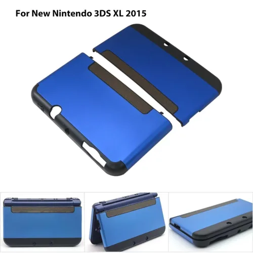 Vista 7 de Funda protectora con carcasa rígida compatible con Nintendo 3DS XL LL, a prueba de polvo y a prueba de golpes - Azul