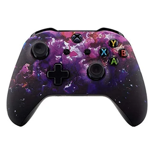 Vista 2 de Rapid Fire Custom Modded Controller compatible with Xbox One SX 40 Mods for All Major Shooter Games (3.5 mm jack) (Lava)