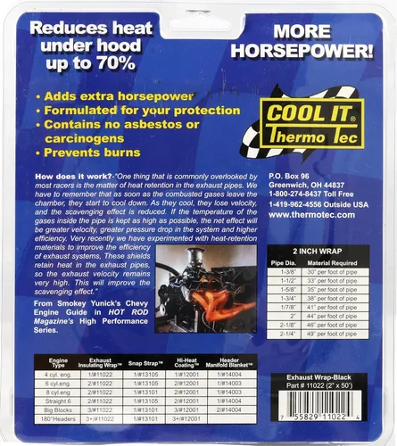 Vista 3 de Thermo-Tec 11022 - Envoltura de grafito negro de 2" X 50