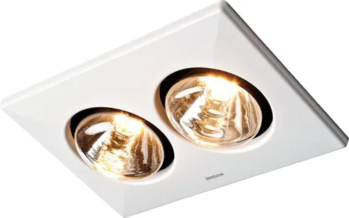 Vista 6 de Broan Ventilation ventilador de baño con luz, Blanco, 164