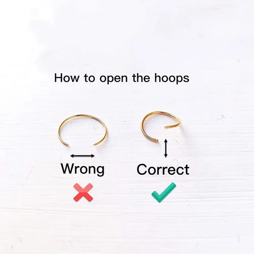 Vista 135 de Small Gold or Sterling Silver Huggie Hoop Earrings for Women Cartilage Nose Helix Tragus