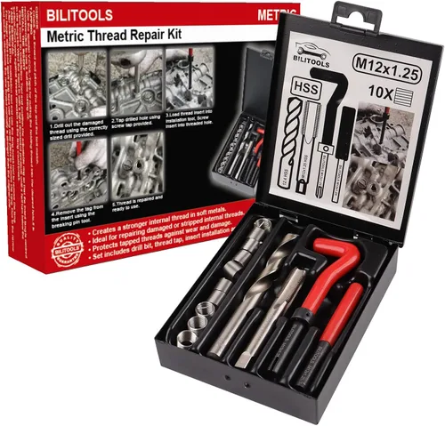 Vista 9 de BILITOOLS - Kit de reparación de roscas helicoidales métricas