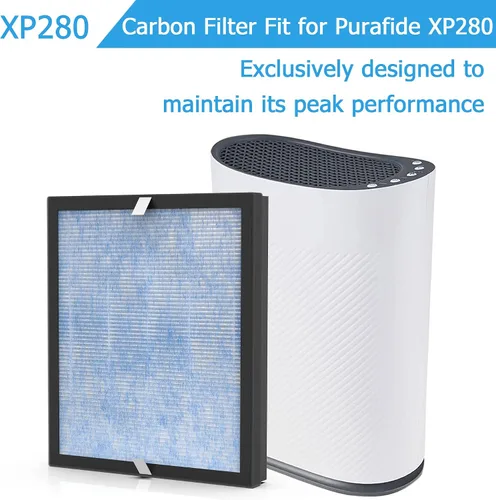 Vista 2 de Filtro de repuesto HEPA XP280 H13, compatible con Purafide XP280 purificador de aire, 1 paquete