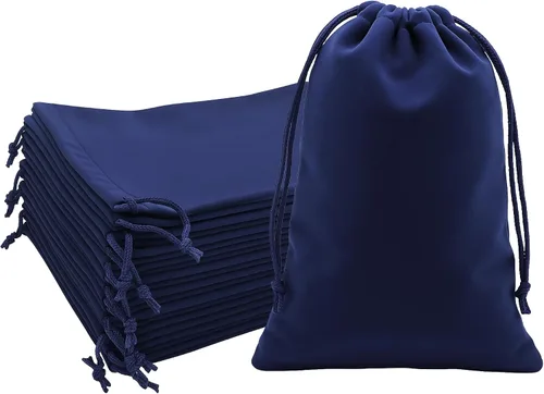 Vista 81 de Mandala Crafts Bolsas de terciopelo negro con cordón de 14 x 14 pulgadas, 10 bolsas grandes de terciopelo con cordón a granel para regalos de fiesta