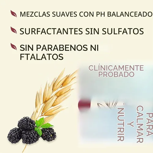 Vista 4 de Champú OGX Aveeno Color Protect Strengthen+ Moras y Quinoa, Fresco, 12 onzas líquidas