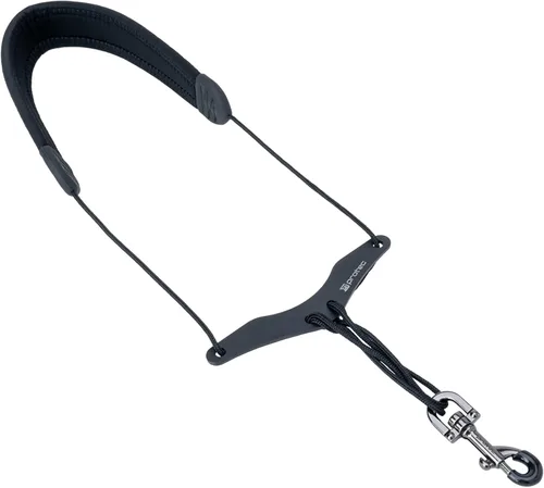 Vista 3 de Protec Correa para el cuello de saxofón de neopreno de 24 pulgadas con barra de confort - negro (modelo NB305M), alta