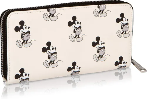 Vista 2 de Loungefly Cartera de Mickey Mouse de Disney doble pliegue y cremallera Casual