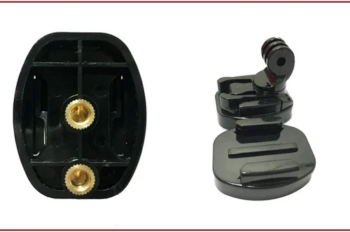 Vista 4 de Acxico 1 unids liberación rápida trípode montaje adaptador cámara conector fijo 1/4 "tornillo para Hero 5 4 3+3 cámara