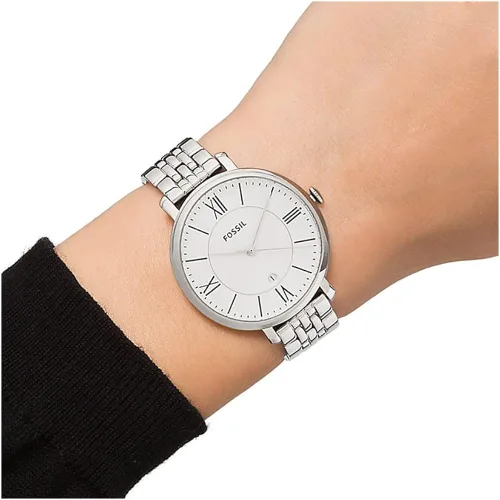 Vista 6 de Fossil - Jacqueline reloj de cuarzo de acero inoxidable para mujer