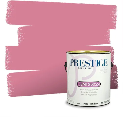 Vista 147 de Prestige Paints Pintura exterior e imprimación en uno, 1 galón, plano, coincidencia comparable de Valspar* Amber Rose*