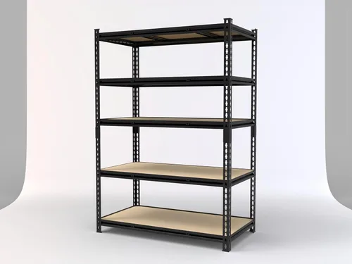 Vista 10 de Estantes de almacenamiento, estantes de garaje, estantes de metal resistentes de 5 niveles para almacenamiento, estante ajustable para cocina