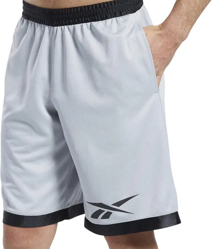 Vista 2 de Reebok Pantalones cortos de malla de baloncesto para hombre