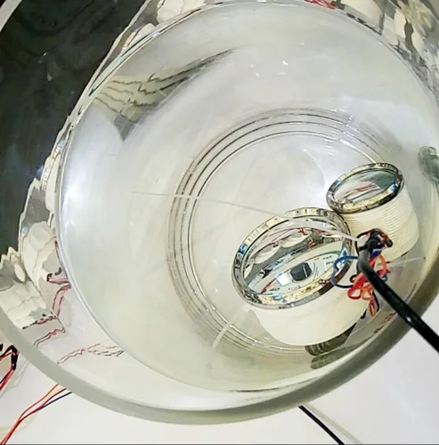 Vista 5 de SAMDO 2.047 in 7 retroiluminación impermeable voltímetros universales Medidores de voltaje Medidores de voltaje 8-16V para barco yate auto motor