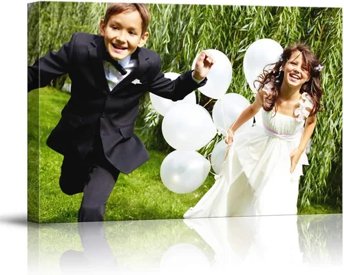 Vista 7 de SIGNWIN Impresiones en lienzo personalizadas con tus fotos, fotos personalizadas a lienzo enmarcado, 8 x 10 pulgadas