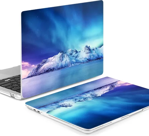 Vista 6 de Batianda Funda para MacBook Air de 15 pulgadas 2024 M3 2023 M2 modelo A3114/A2941, carcasa rígida de plástico de diseño único, cubierta de teclado