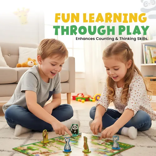 Vista 5 de Juegos de mesa de madera 2 en 1 para niños y familias – Juego de mesa Ludo de madera premium y juego de mesa de serpientes y escaleras Juego