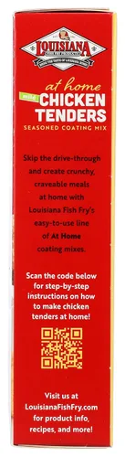 Vista 6 de Louisiana Fish Fry At Home - Mezcla de revestimiento sazonado de pollo suave de 4.5 onzas (paquete de 1) – Haz tus favoritos de comida rápida