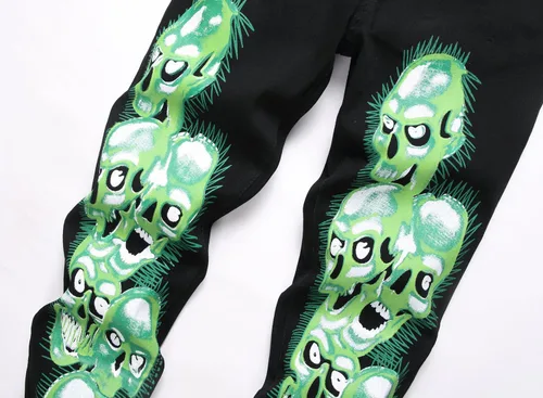 Vista 117 de Enrica Pantalones vaqueros estampados casuales para hombre