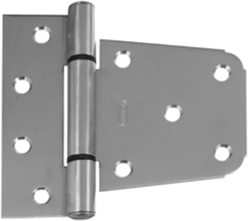 Vista 6 de National Hardware Bisagra para puerta extra pesada, 3-1/2", acero, negro Mate negro