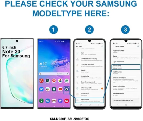 Vista 4 de MMOBIEL Bandeja de repuesto para tarjeta SIM dual compatible con Samsung Galaxy Note 20 / Note 20 5G 2020 - Incluye junta de goma y pin SIM