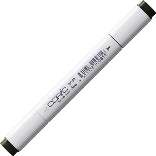 Vista 4 de Copic Marcador de alcohol clásico, de doble punta, C1-Copic, gris frío