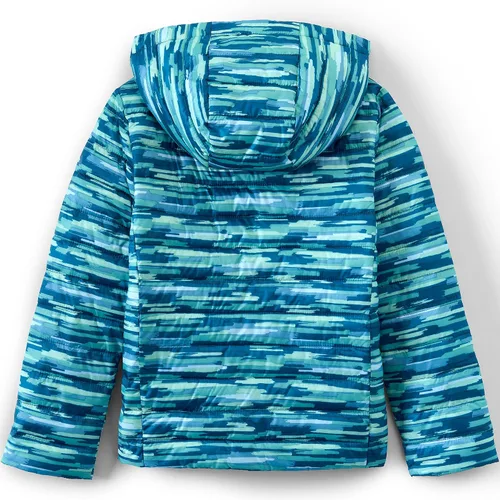Vista 2 de Lands' End Chaqueta con capucha plegable ThermoPlume para niños