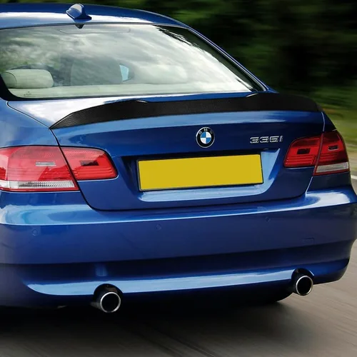 Vista 3 de W-Power - Tapa trasera para maletero compatible con BMW Serie 3 Coupé E92 2007-2013 2008 2009 2010 2011 2012 (aspecto carbón)