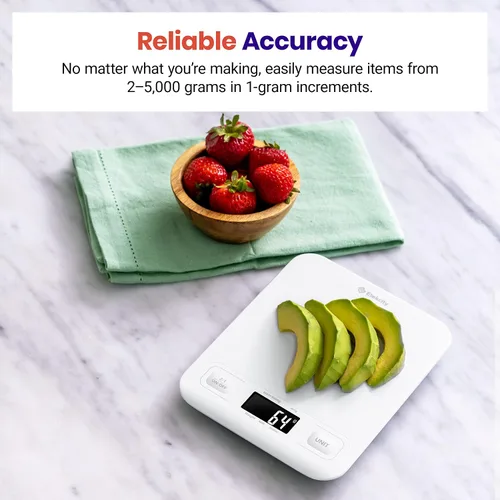 Vista 3 de Etekcity Báscula de cocina de alimentos + báscula inteligente Etekcity para peso digital y grasa corporal