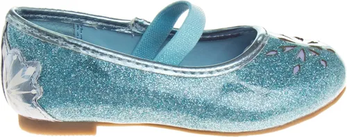 Vista 2 de Disney Frozen Elsa Minnie Mouse - Zapatos planos Mary Jane para niñas disfraz de princesa de personaje de gelatina para niños ballet bailarina